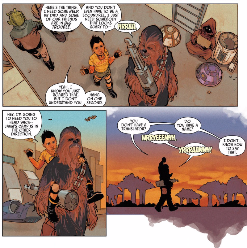 Illustration for article titled This Week’s New Chewbacca Comic Is Great